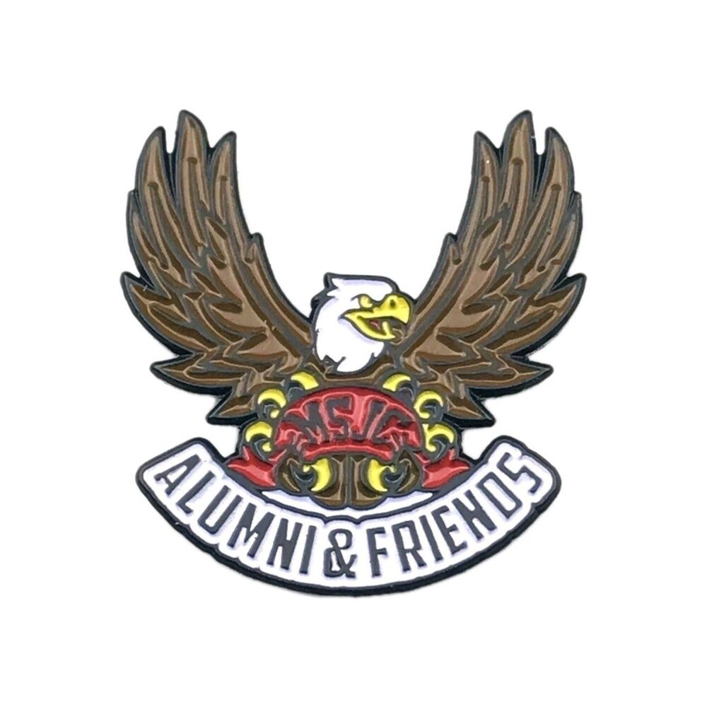 MSJC Eagle  Alumni & Friends Pin Motorcycle Club Vintage